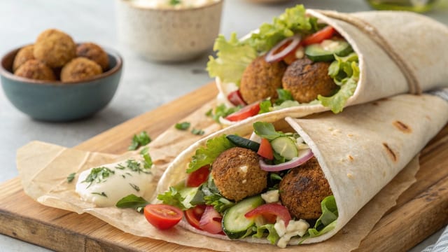 Falafel Sandwich.