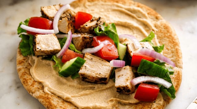 Hummos Wrap.