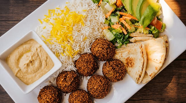 Falafel Plate.