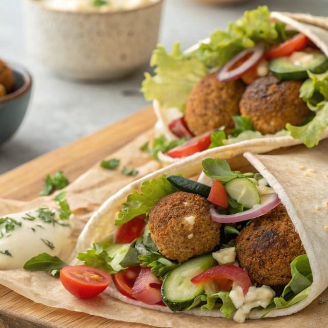 Falafel Sandwich.
