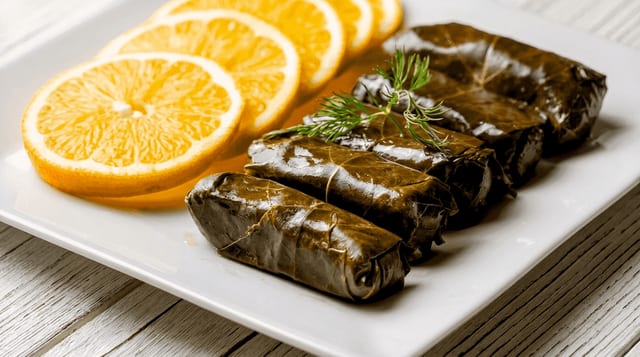 Grape Leaves.
